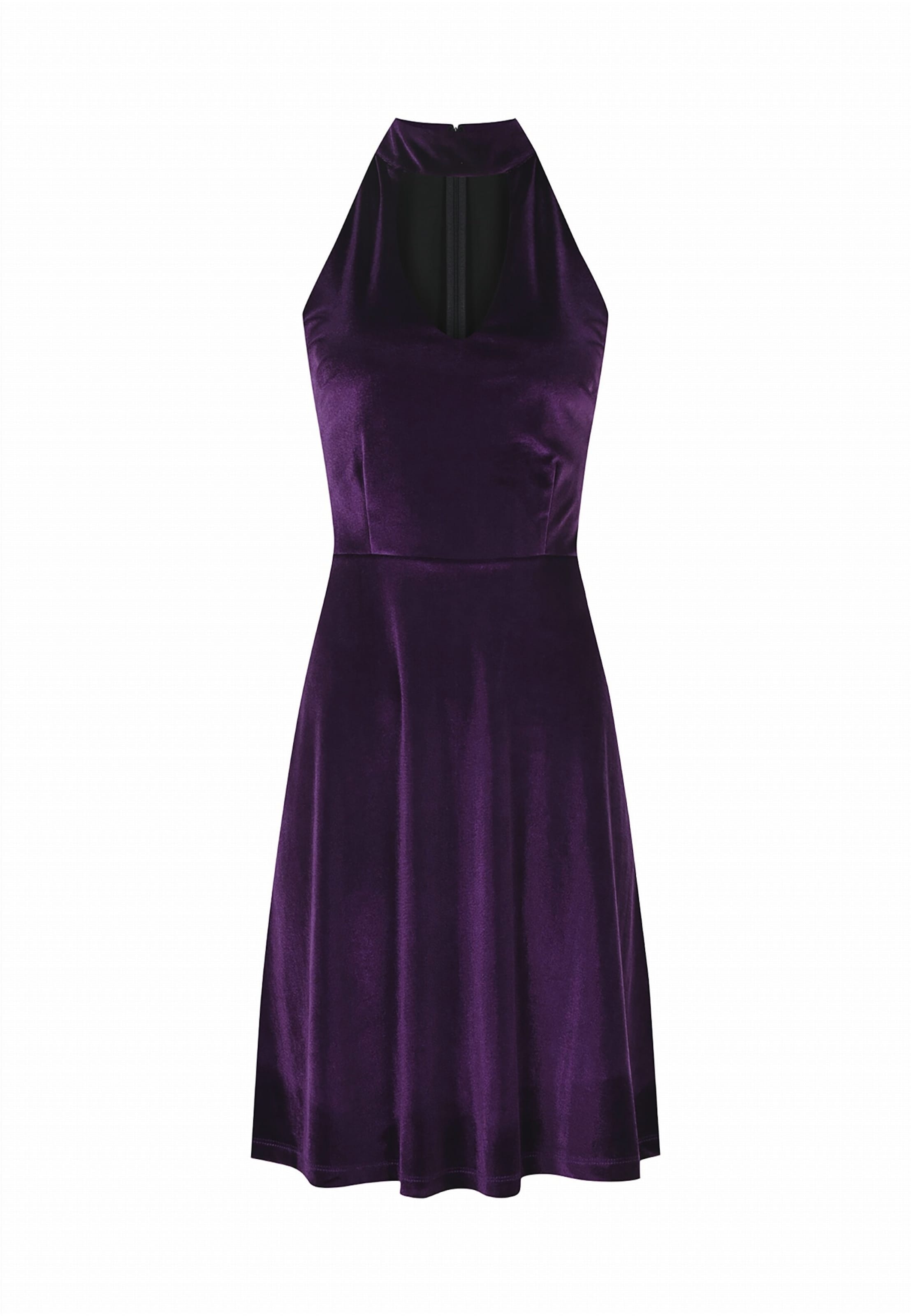 FRESHLIONS Minikleid 'Lolie' in Lila: Vorderseite