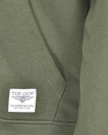 TOP GUN Sweatjacke in Grün