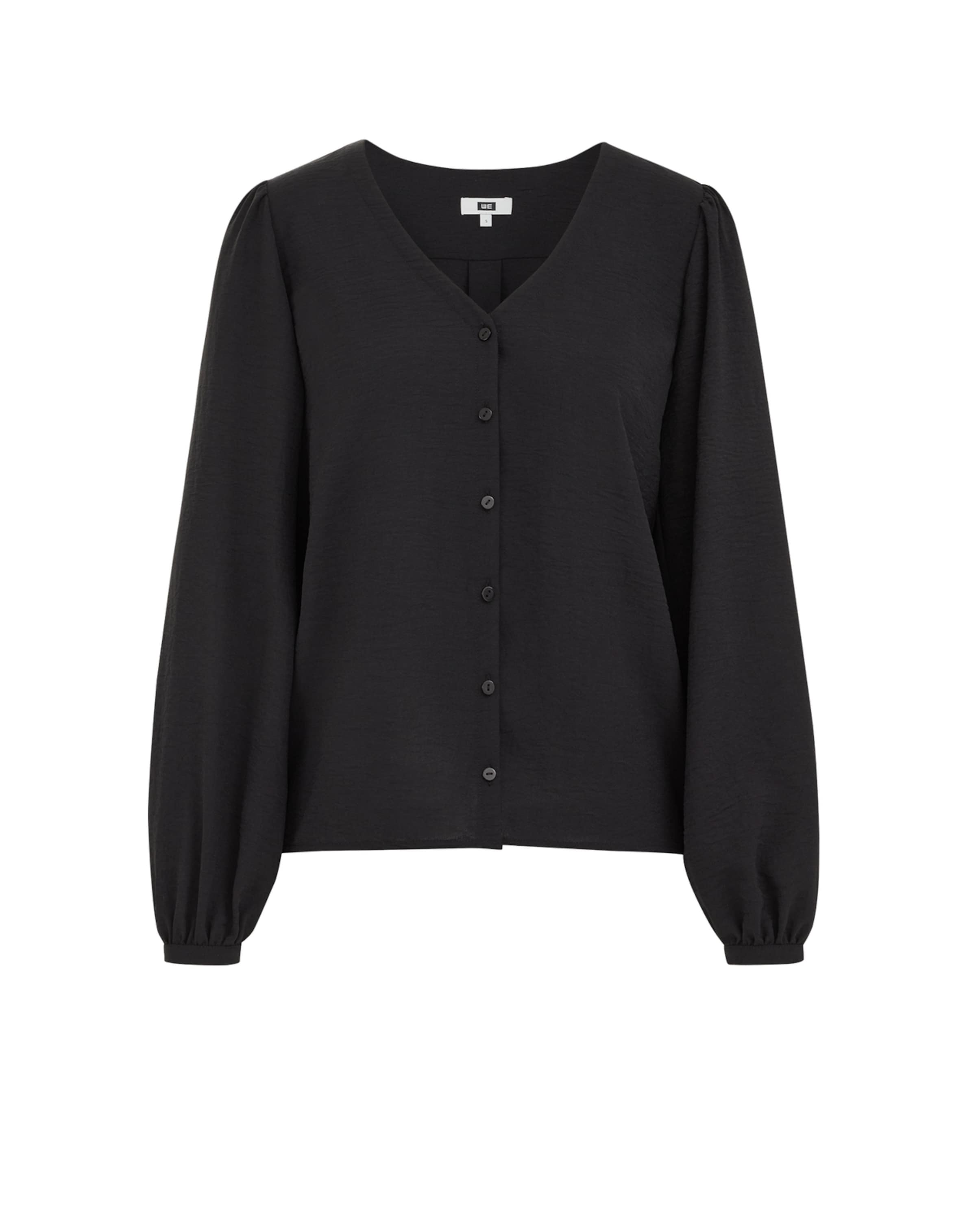 WE Fashion Blouse in Black: front