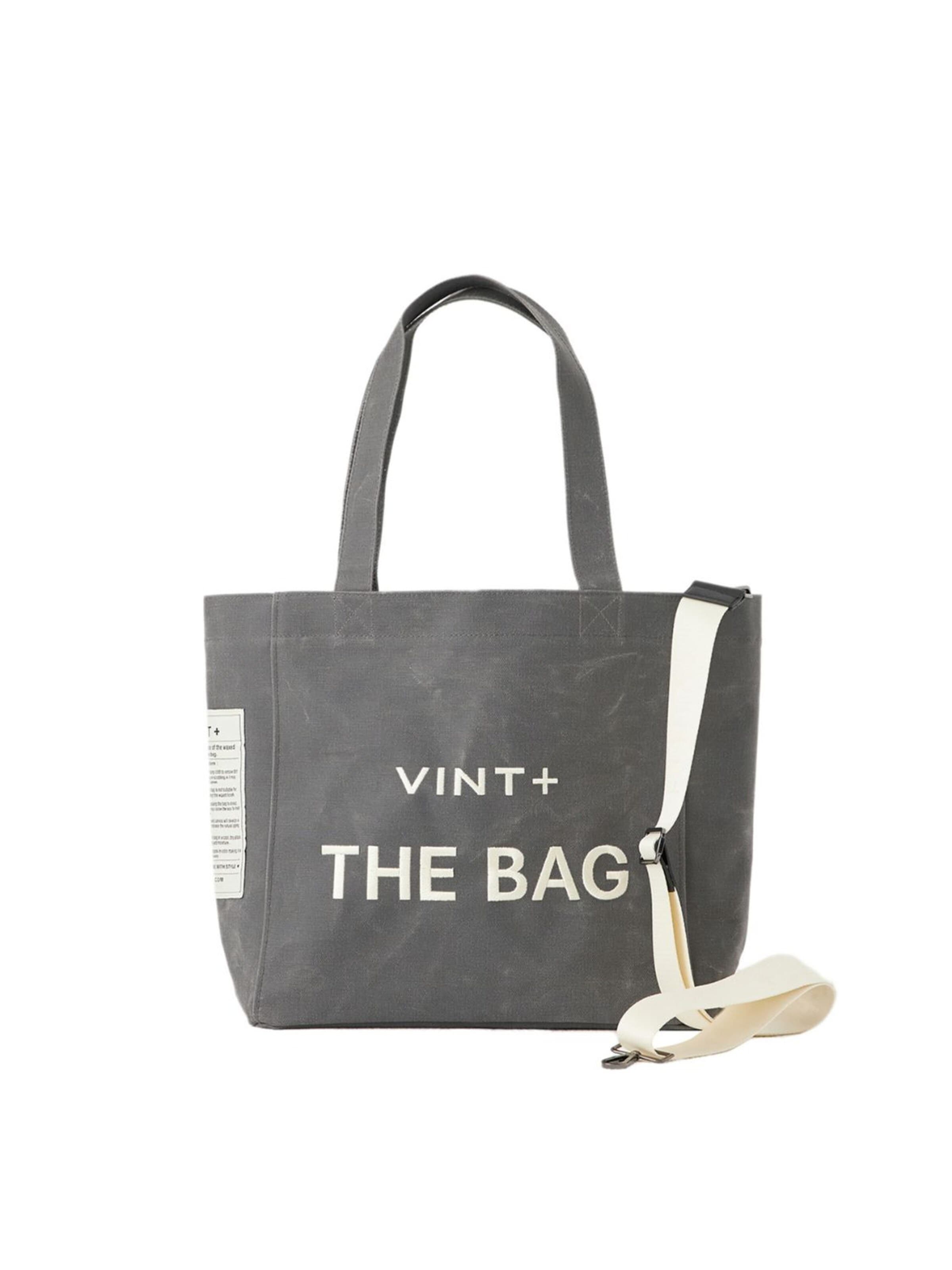 VINT+ Shopper 'Tote Bag Big' in Grey: front