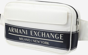 ARMANI EXCHANGE Gürteltasche in Weiß: predná strana