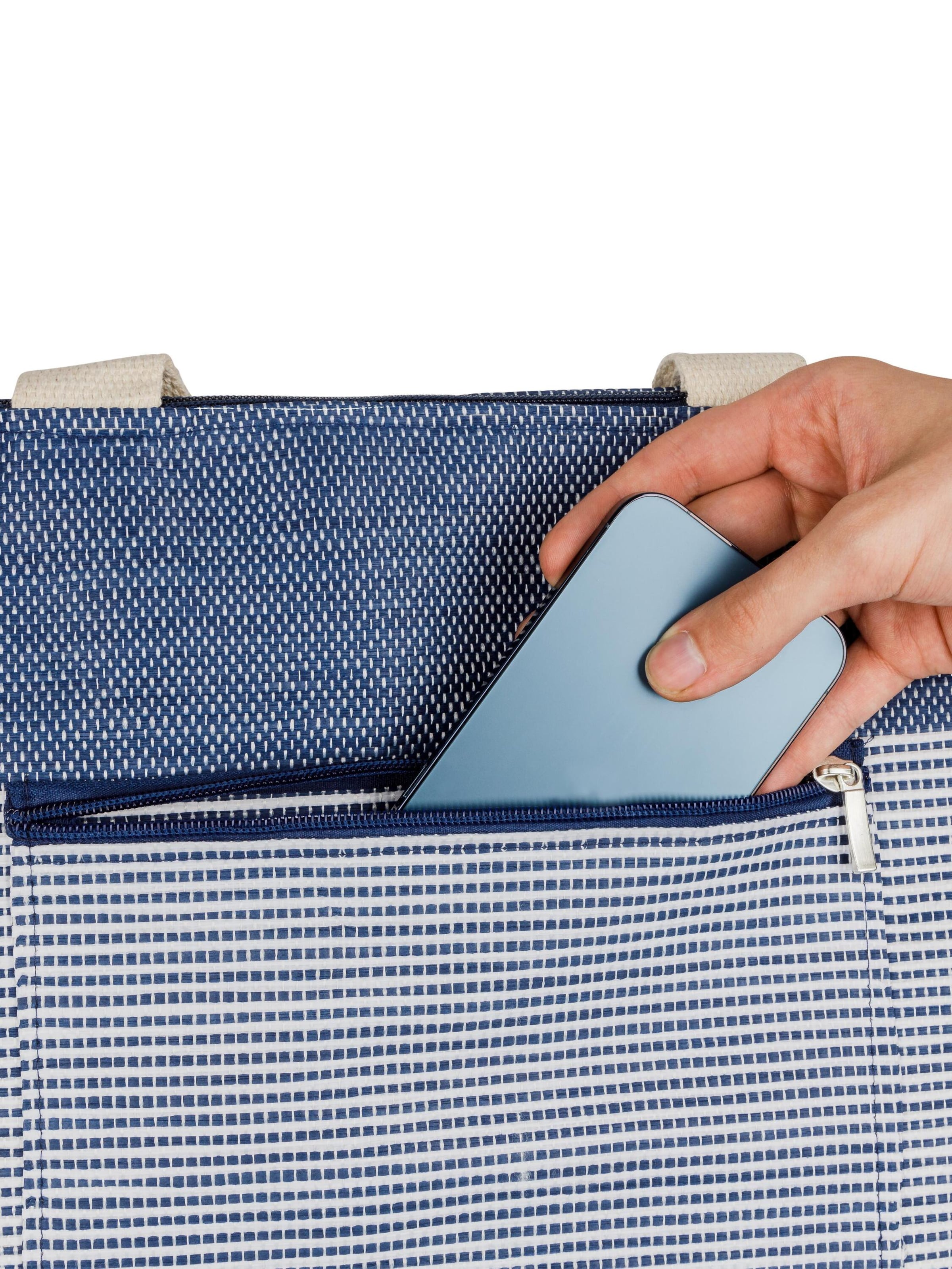 Sac de plage 'Baros' normani en bleu