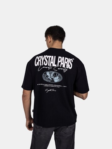 Crystal Paris Shirt 'Serenity' in Black: front