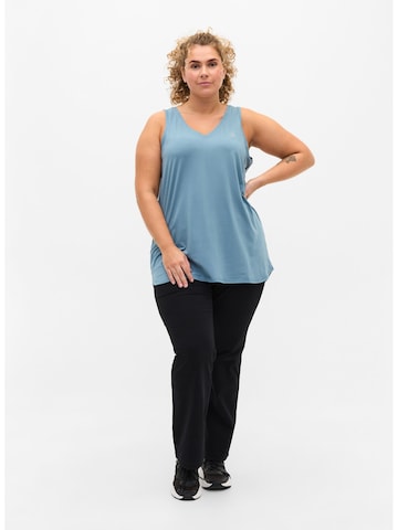 Active by Zizzi Sports Top 'Abasic' in Blue