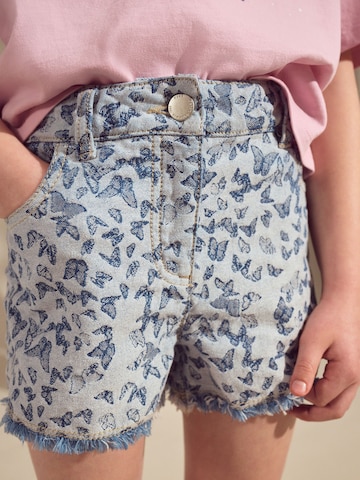 Next Skinny Shorts in Blau