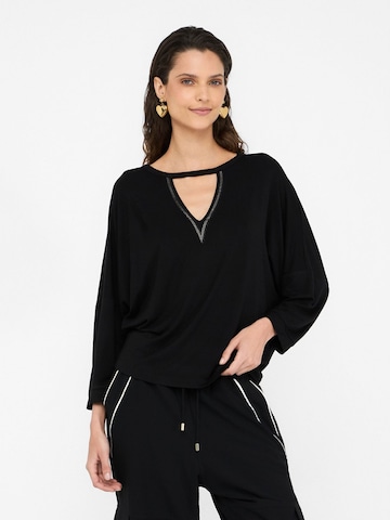 Liu Jo Shirt in Zwart: voorkant