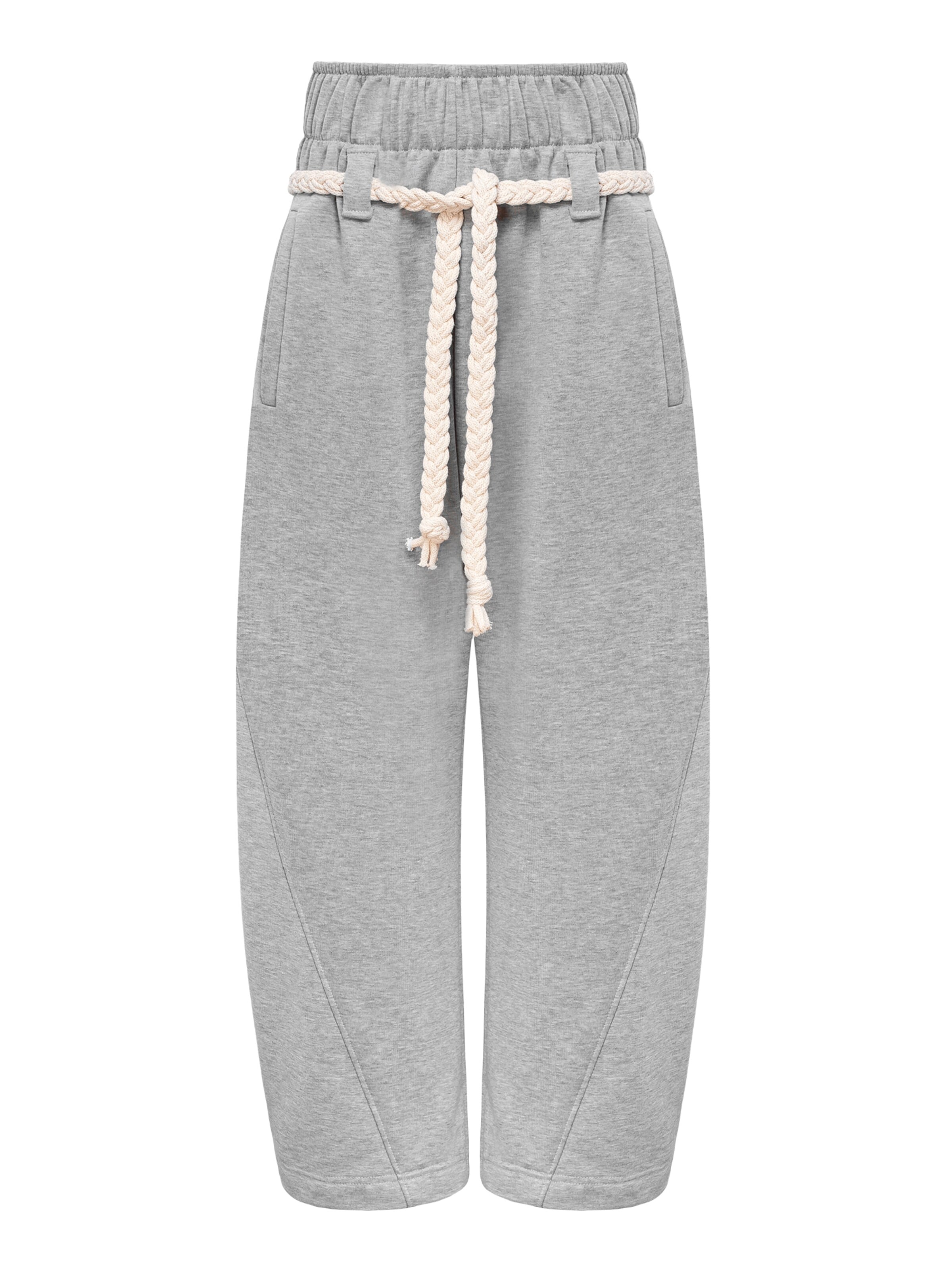 mandragora Regular Broek 'Sento' in Grijs: voorkant