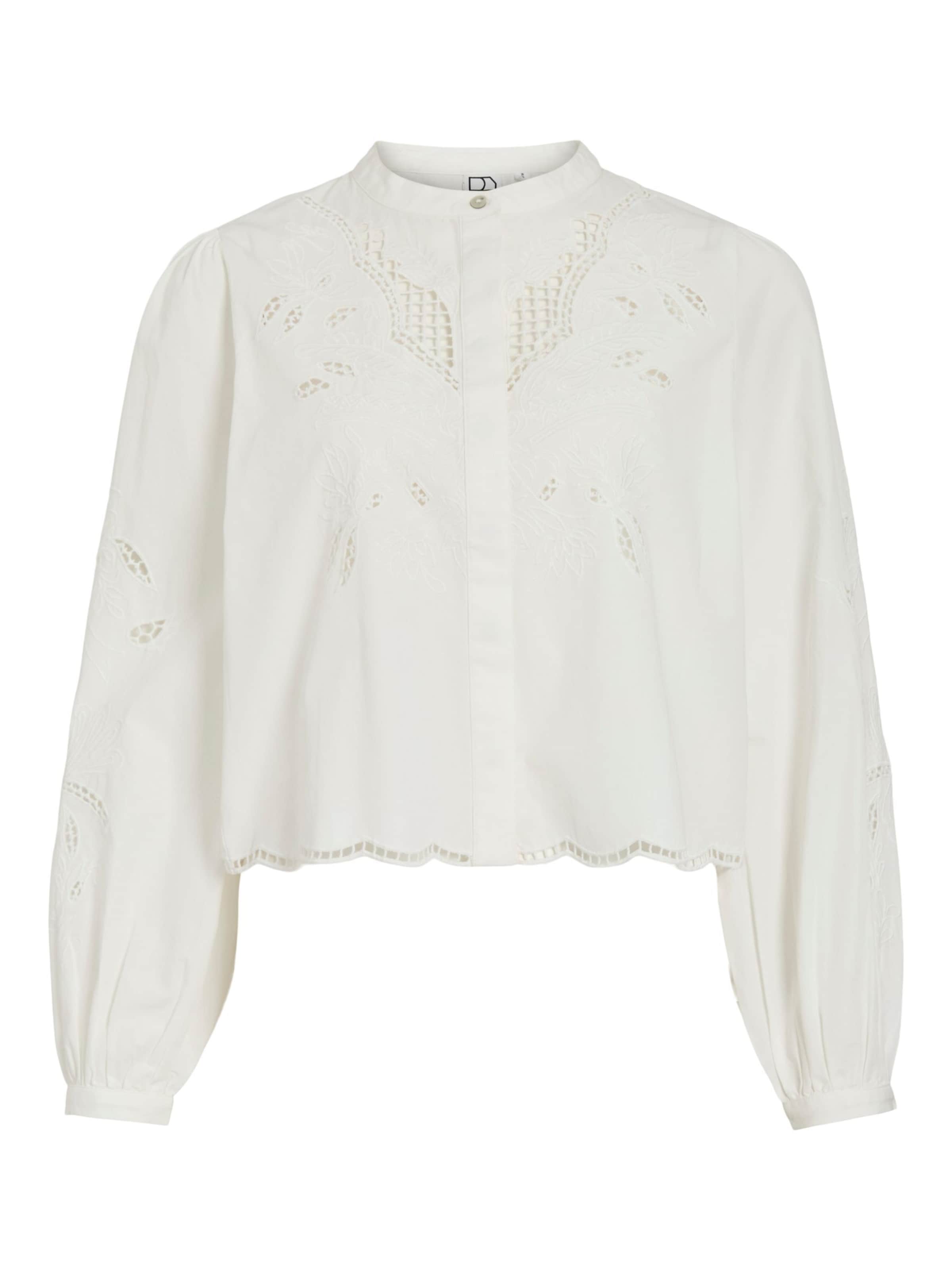 ROUGE EDIT Bluse in Weiß: Vorderseite