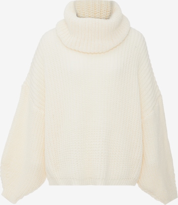 ebeeza Sweater in White: front