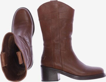 SHABBIES AMSTERDAM Dress Boots in 39 in Brown: front