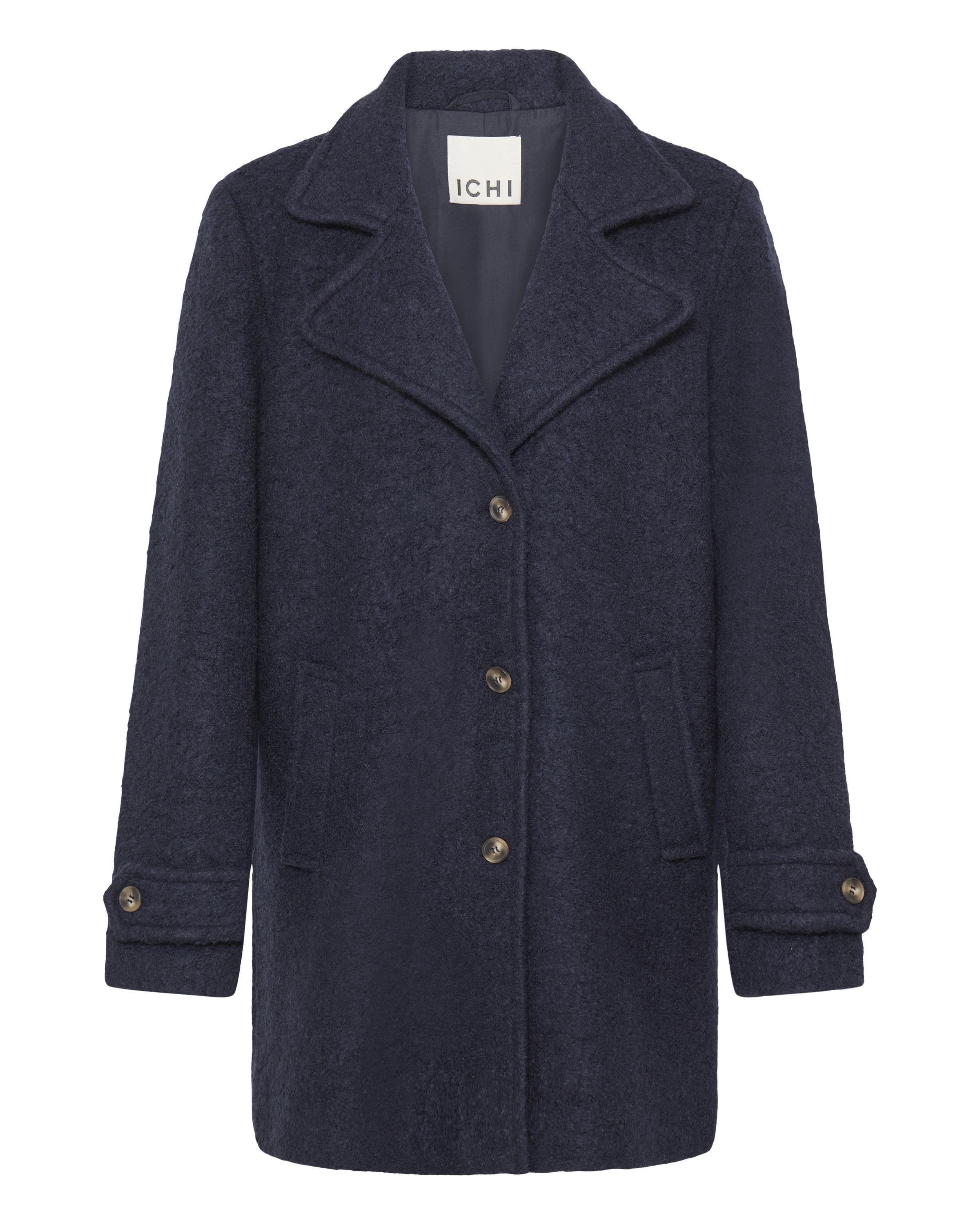 ICHI Overgangsfrakke ' IHSTIPA' i blå: forside