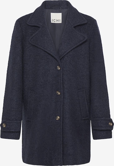 ICHI Manteau mi-saison ' IHSTIPA' en bleu marine, Vue avec produit
