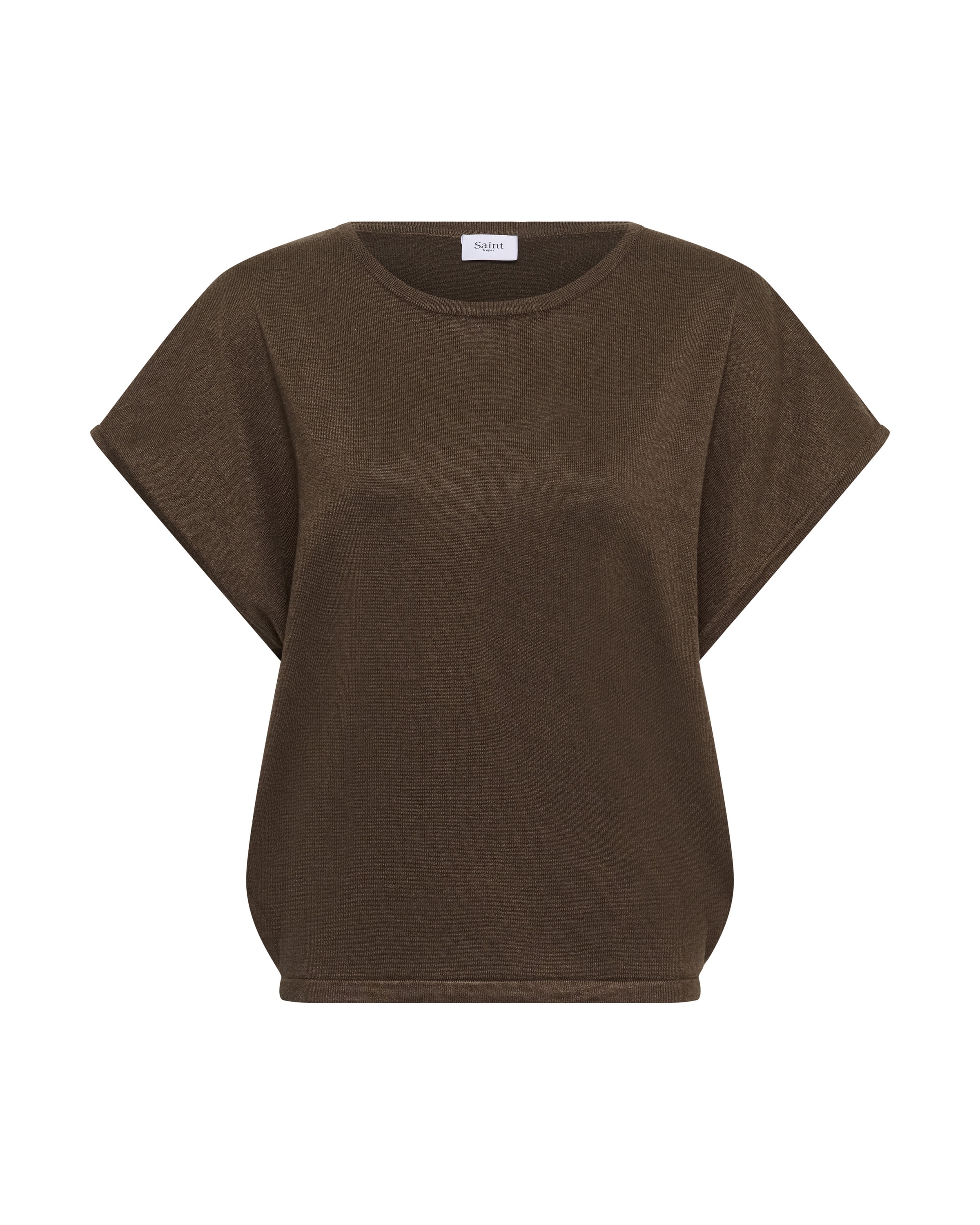 SAINT TROPEZ - Pullover 'SZMila' em castanho: frente
