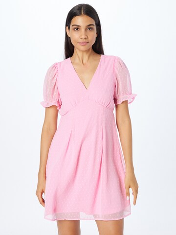 PIECES Letní šaty – pink: přední strana