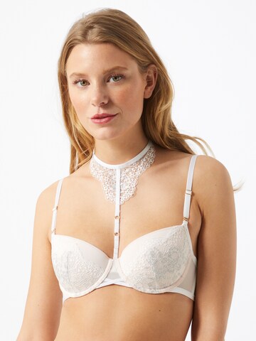 ABOUT YOU x hunkemöller High neck Bra 'Lianne' in Pink: front