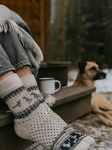 HomeOfSocks Socks 'HOS8012' in Beige: front