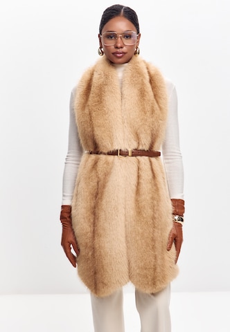 CESARE GASPARI Weste in Beige