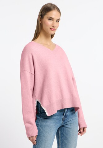 Frieda & Freddies NY Strickpullover in Pink: Vorderseite