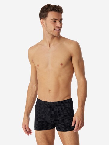 SCHIESSER Boxer shorts 'Cotton Casual Organic Cotton' in Black