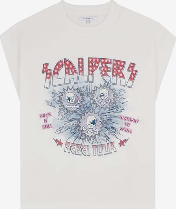 Scalpers Trikoo ' ' värissä valkoinen: etupuoli