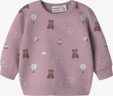 Felpa 'NBFRAGINE' di NAME IT in lilla: frontale