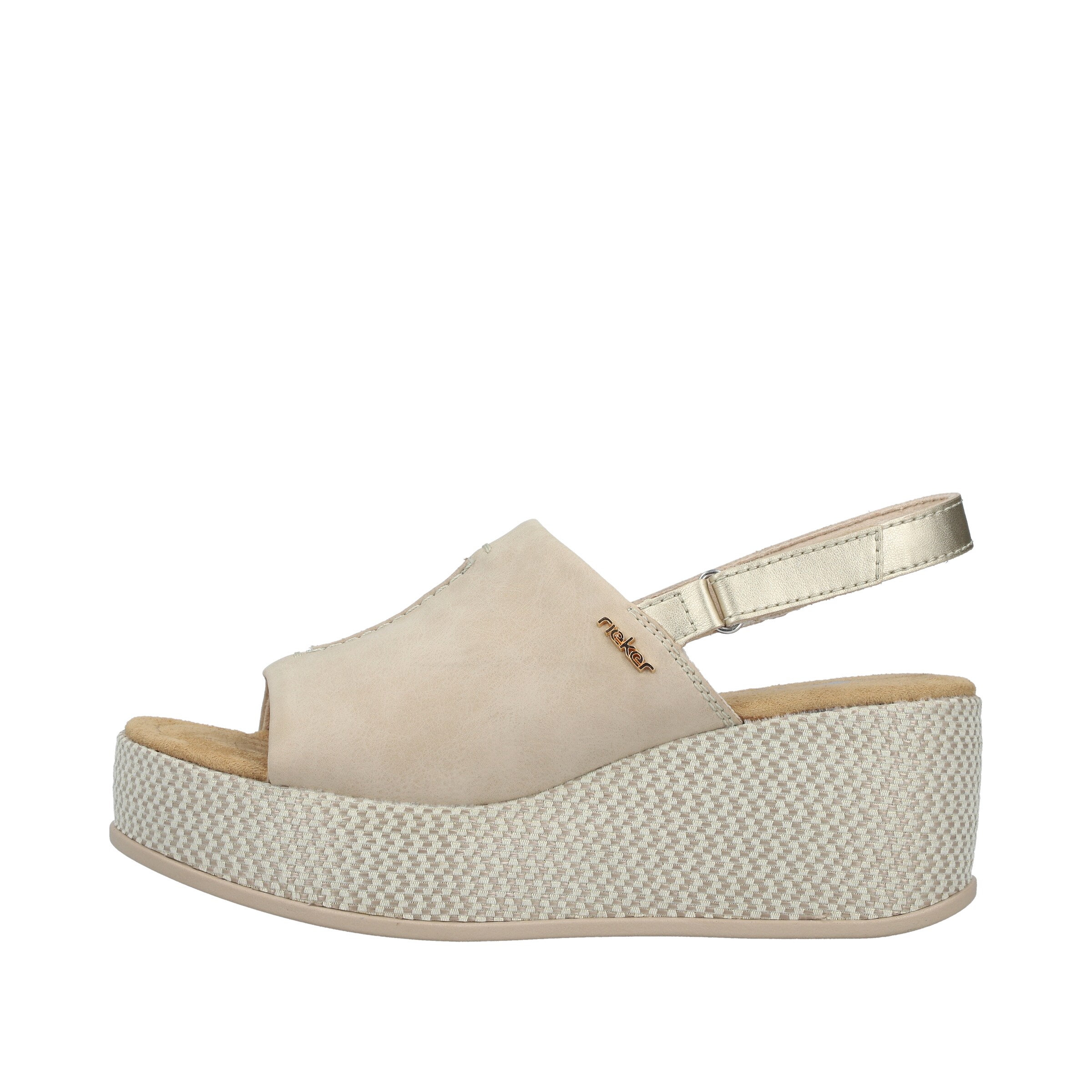 Rieker Strap Sandals in Beige