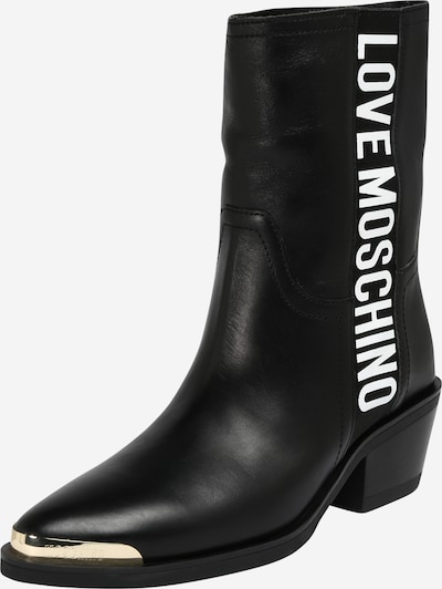 Love Moschino Poolsaabas 'Tex Love' Kuld / must / valge, Tootevaade