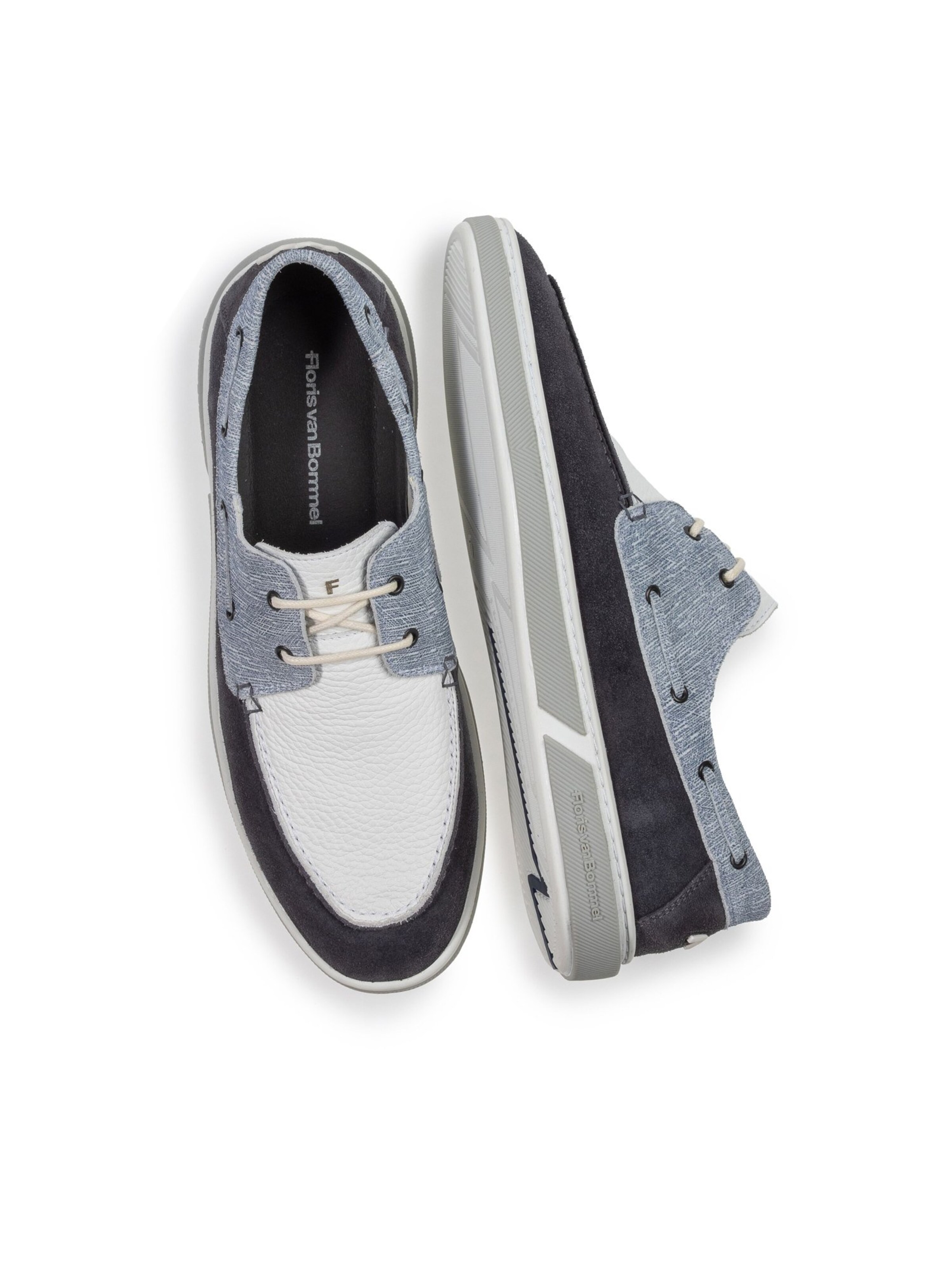 Mocassin 'De Booter 01' Floris van Bommel en bleu