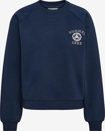 Hummel Sweatshirt 'Keeper' in Blauw: voorkant