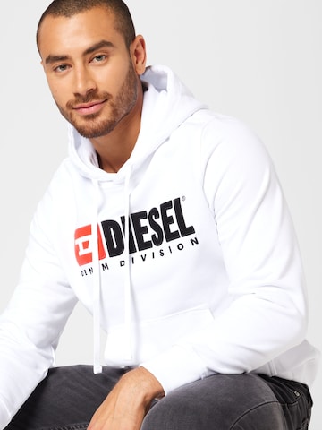 DIESEL Sweatshirt 'Ginn' i vit