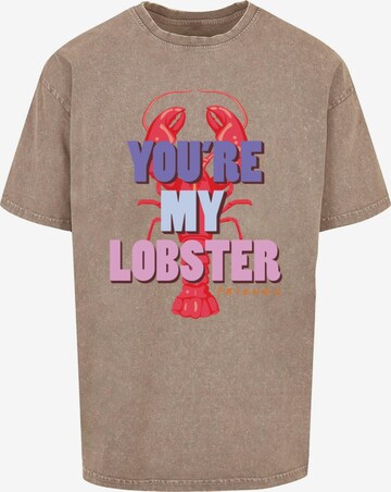 ABSOLUTE CULT T-Shirt 'Friends - My Lobster' in Grün: predná strana