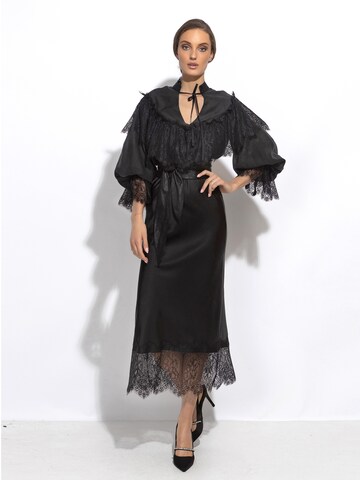 JIORO Blouse 'BOHEMIAN' in Zwart