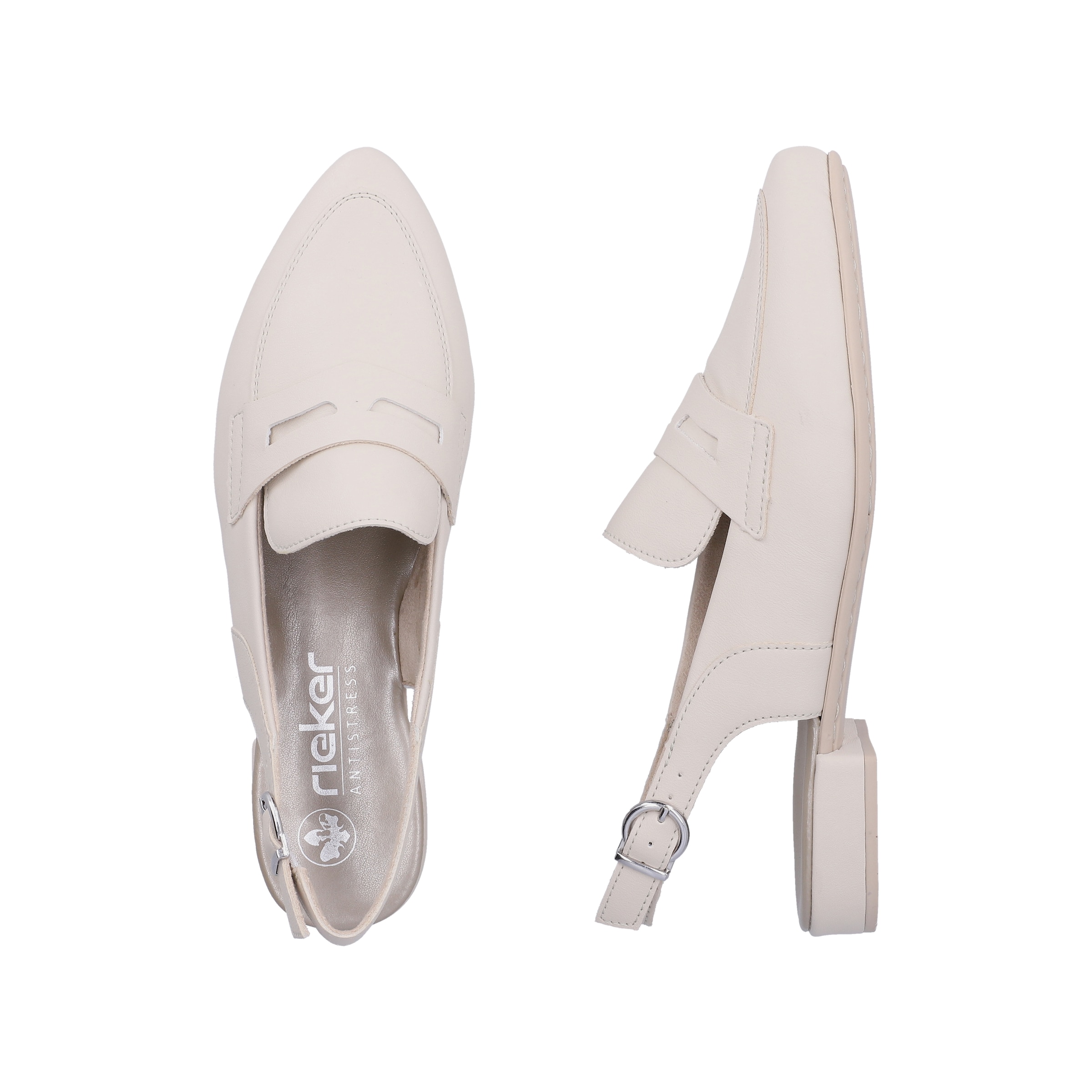 Rieker Slingback Pumps in Beige