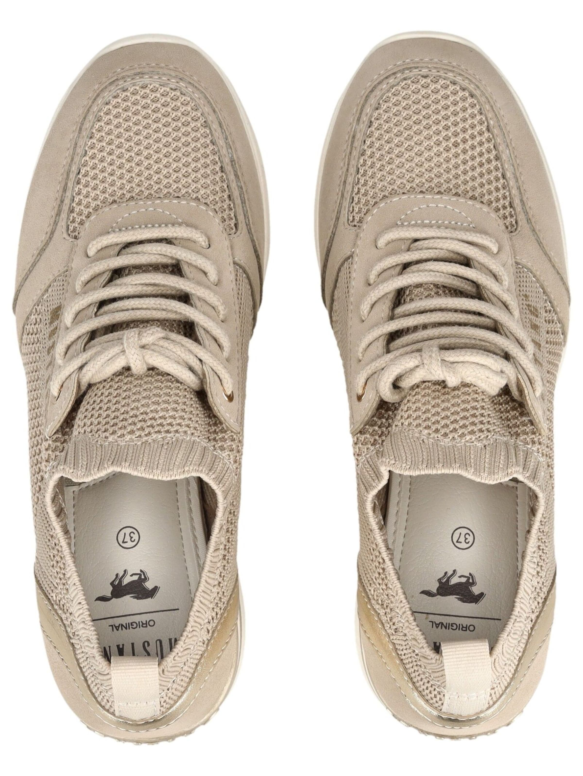 MUSTANG Platform trainers in Beige