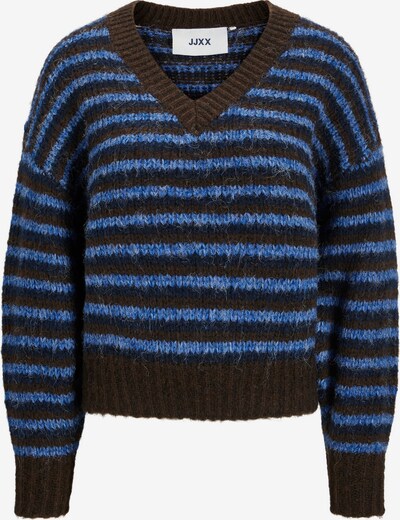 JJXX Pullover 'Xenia' in navy / hellblau / dunkelbraun, Produktansicht