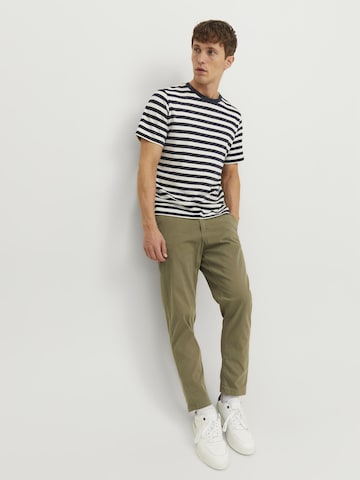 JACK & JONES - regular Pantalón chino en verde