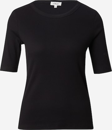 s.Oliver Shirt in Schwarz: Vorderseite