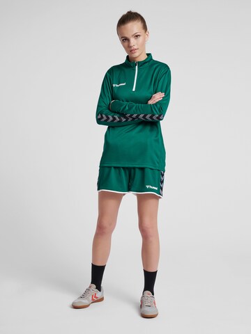 Hummel Sportsweatshirt 'Authentic' i grøn: forside