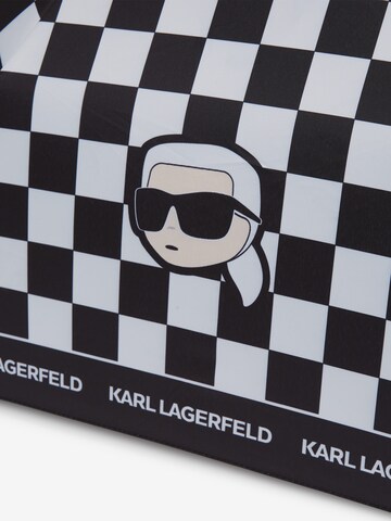 Karl Lagerfeld Regenschirm in Schwarz