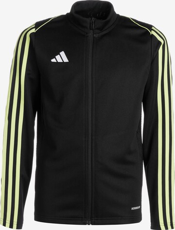 Veste de sport 'Tiro 23' ADIDAS PERFORMANCE en noir : devant