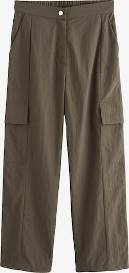 Laisvo stiliaus kelnės iš Next, spalva – rusvai žalia, Prekių apžvalga