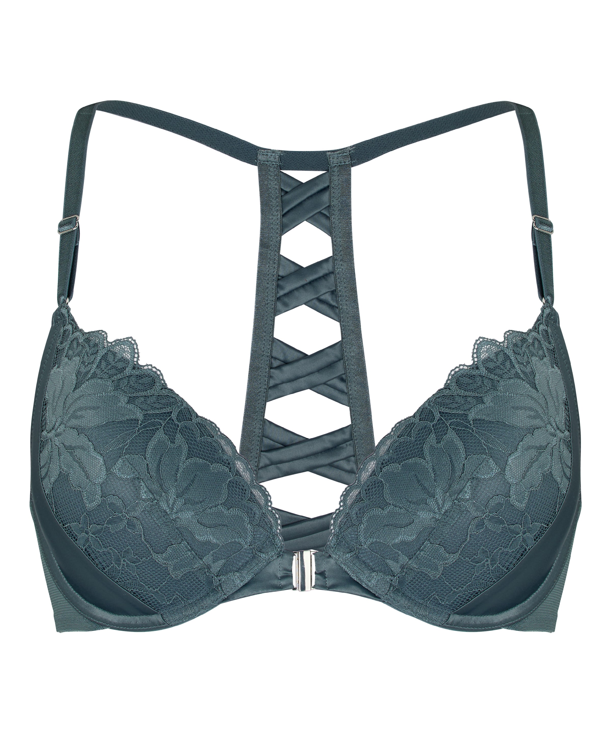 Hunkemöller Push-up BH 'Viktoria' in Blauw: voorkant