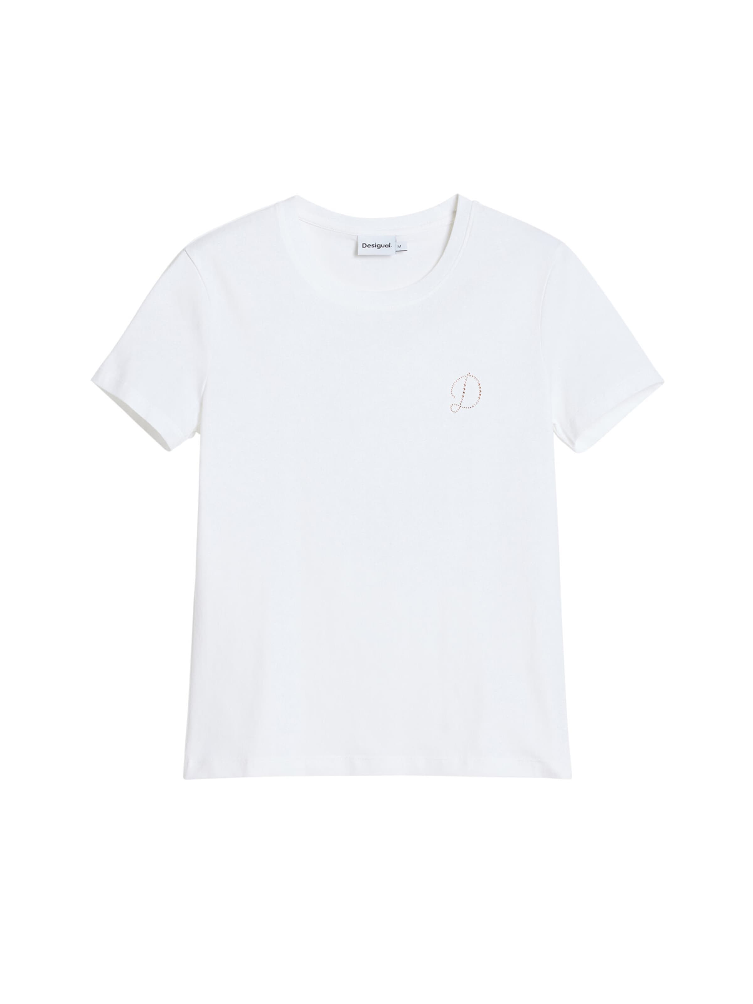 Desigual Tričko – bílá: přední strana