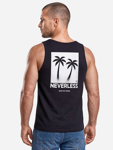 Neverless Shirt 'Palmen'‌‌‌ in Schwarz