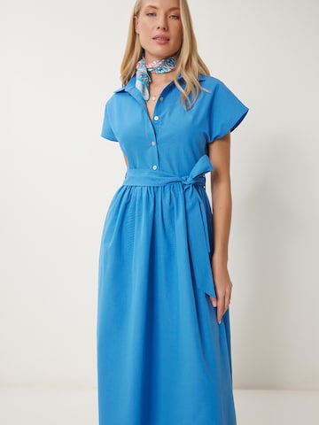 Happiness İstanbul Blousejurk in Blauw