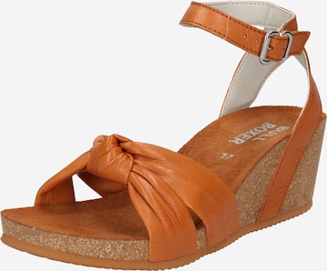 BULLBOXER Strap Sandals in Brown: front