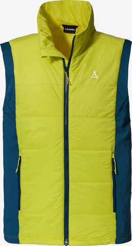 Schöffel Sports Vest 'Hybrid Leitenberg' in Yellow: front