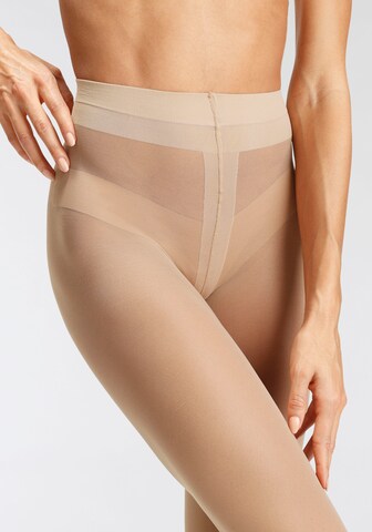 LASCANA Feinstrumpfhose in Beige