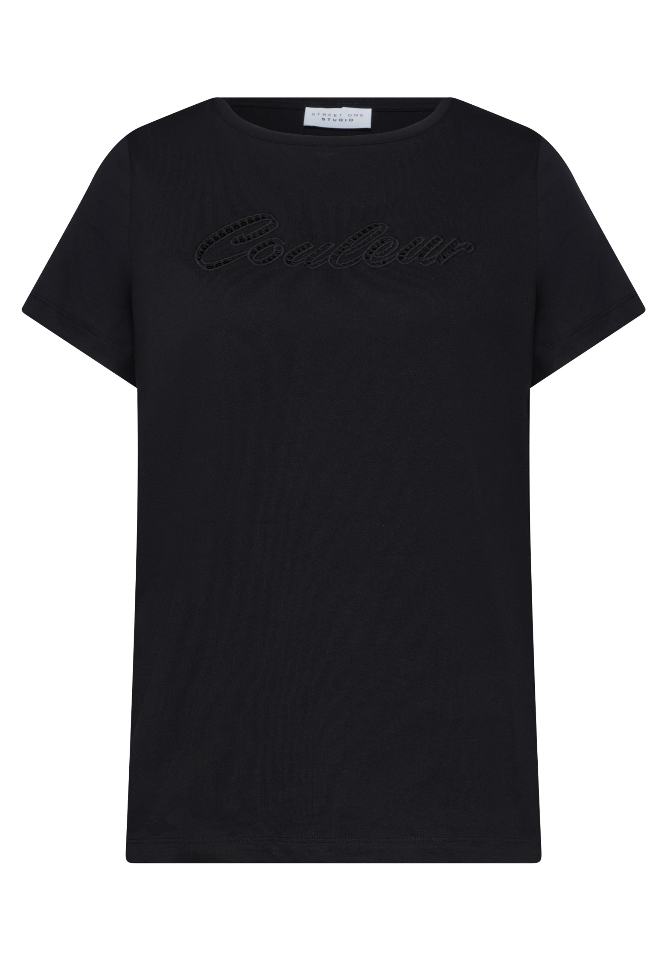 Street One Studio T-Shirt in Schwarz: Vorderseite