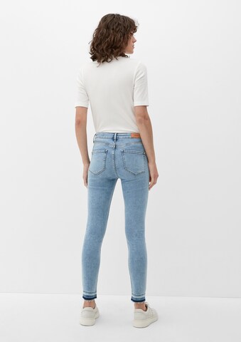 Skinny Jeans de la s.Oliver pe albastru
